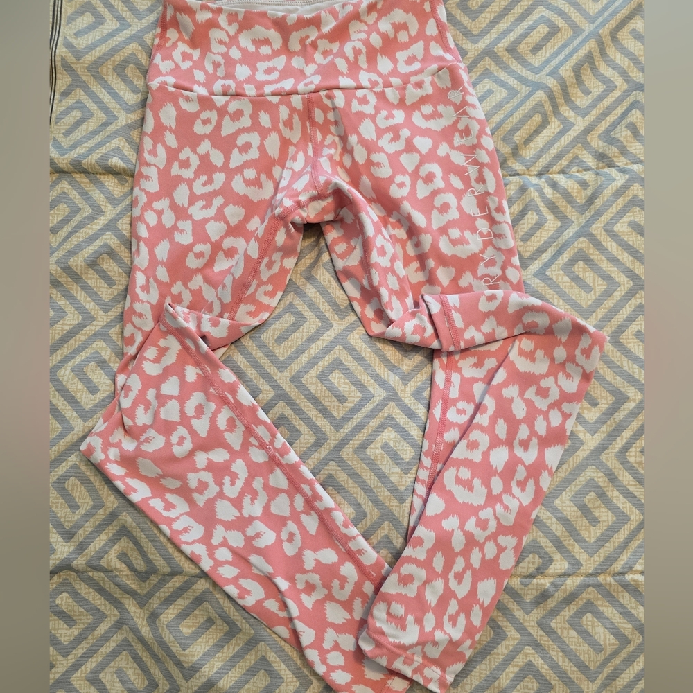 Ryderwear Leggings Pink Animal Print